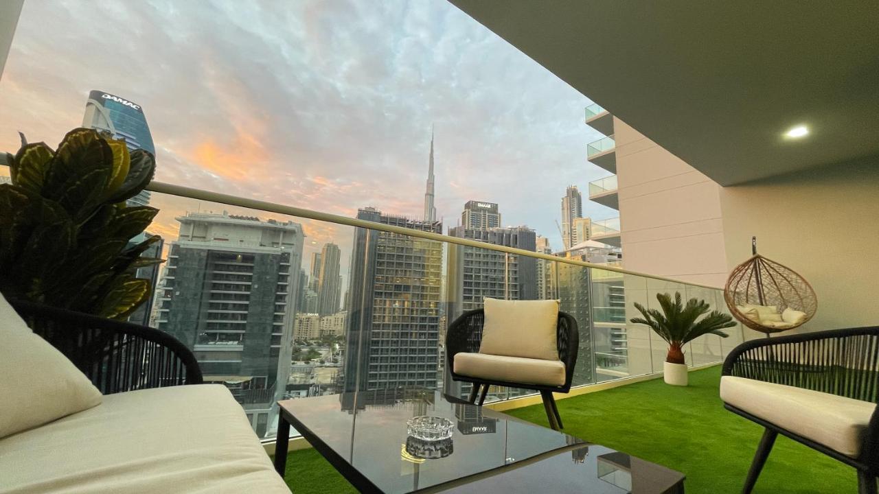 Luxury 2 Bedroom With Burj Khalifa View Dubai Luaran gambar