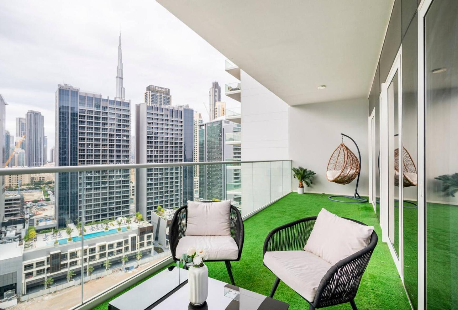 Luxury 2 Bedroom With Burj Khalifa View Dubai Luaran gambar