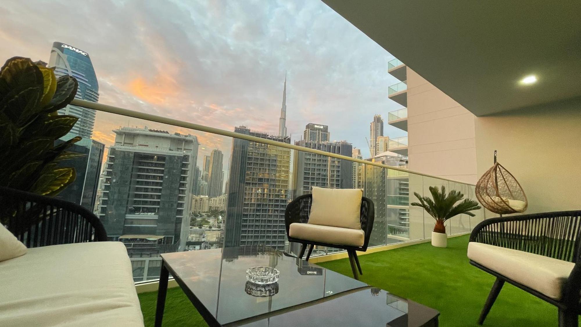 Luxury 2 Bedroom With Burj Khalifa View Dubai Luaran gambar